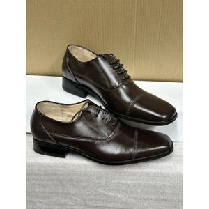 Climate Men's Dress Cap Toe Style A0295 Size 13 Dark Brown Leather New MSRP 399.